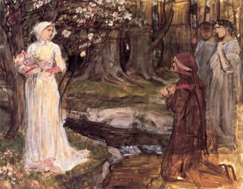 John William Waterhouse : Dante and Beatrice
